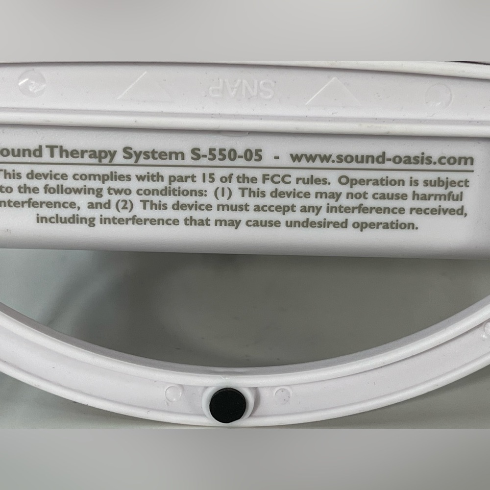 SOUND OASIS Sleep Therapy System 6 Noise Options w/ Power Cable - Model S-550-05 - Picture 11 of 13